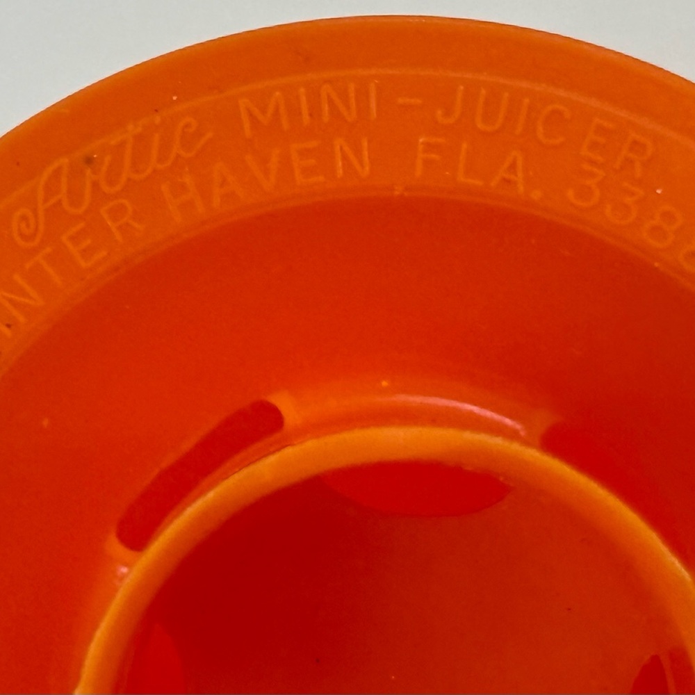Artic Mini-Juicer Cup 1970’s‎ Winter Haven Florida Citrus Orange Retro Vintage - Picture 4 of 8